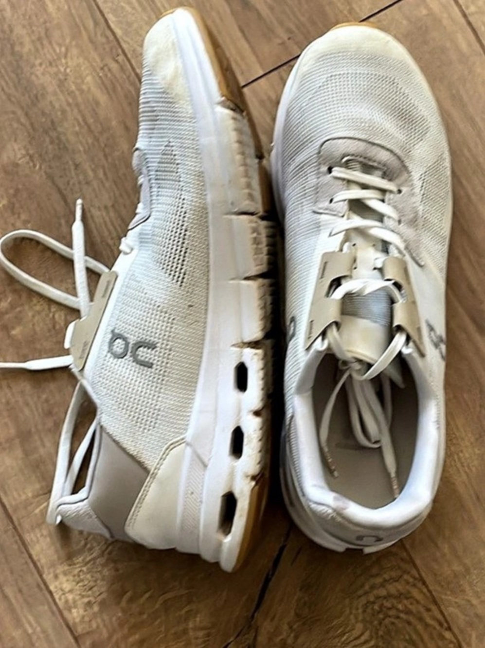 On Cloudrift White Athletic Shoes